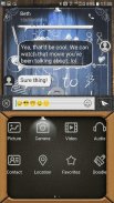 Next SMS skin (Black board) screenshot 2