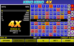 Keno Keno 4X Las Vegas Casino screenshot 4