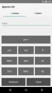 Spectroscopic Unit Converter screenshot 2