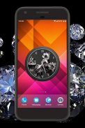 Diamond Clock Live Wallpaper screenshot 1