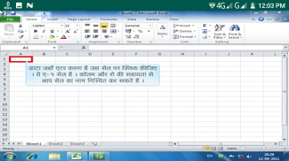 Learn M S Excel 2010 in Hindi screenshot 9