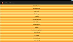 Latin Catholic Prayers screenshot 2