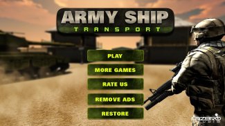 Army Transport Tank Ship Games screenshot 3