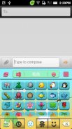 GO Keyboard Sunshine theme screenshot 4