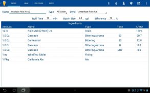 Wort Homebrew Calculator screenshot 1