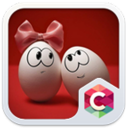 Best Cute Egg Couples Theme Icon