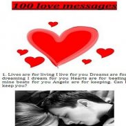 100 Love Messages screenshot 0