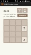 2048 Classic Puzzle screenshot 0