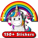 🦄 WAStickerApps Unicorns Stickers para WhatsApp🌈 Icon