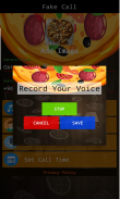 Fake Call With Pizza Prank screenshot 2