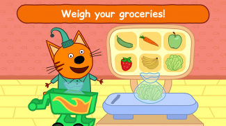 Kid-E-Cats: Grocery Store & Cash Register Games screenshot 12