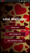 Romantic Live love wallpaper screenshot 1
