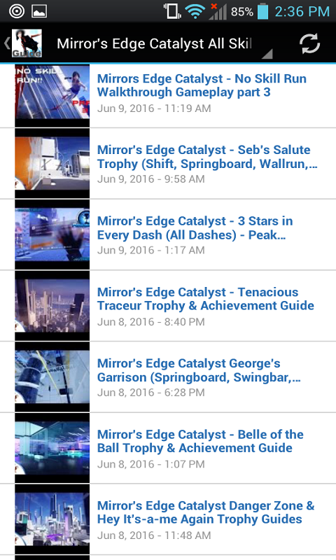 Seb's Salute achievement in Mirror's Edge Catalyst
