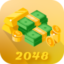2048 Big Money Evolution Puzz Icon