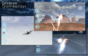حرب طائرات الجو- ف١٦ screenshot 0