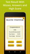 Math Tester FREE screenshot 2