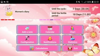 Woman diary (calendar) screenshot 13