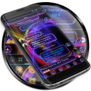 SMS Messages Neon Multi Theme