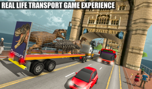 Off-Road Jurassic Zoo World Dino Transport Truck screenshot 10