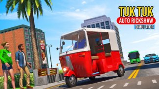 Tuk Tuk Auto Driving Games screenshot 0