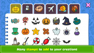 Хэллоуин - раскраска и игры screenshot 2