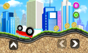 Kids Cars Hill Racing Spiele - Kleinkind Fahren screenshot 1