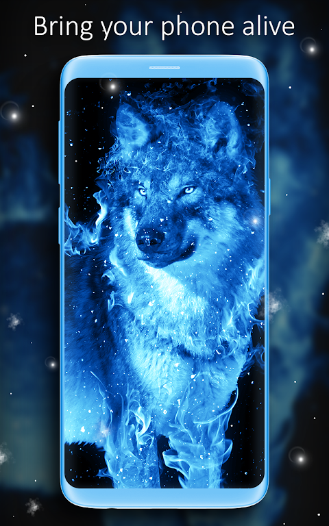 Ice Fire Wolf Wallpapers - APK Download
