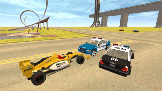สูตรรถแข่ง - เกมไล่ล่าตำรวจ screenshot 5