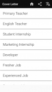Cover Letter Maker for Resume CV Templates app screenshot 2