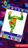 spider super heroes coloring game of woman screenshot 5