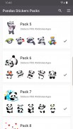 新的熊猫贴纸 WAStickerApps screenshot 6