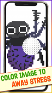 Halloween Pixel Art Coloring screenshot 1