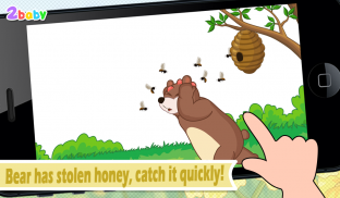 昆虫世界-蜜蜂 有趣的儿童互动绘本故事书 screenshot 1