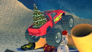 Extreme x-mas car stunt racing screenshot 3