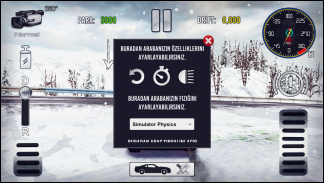 Tofas Snowy Car Driving Simulator screenshot 3