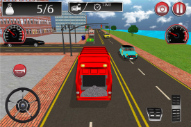 Garbage Trash Dump Truck Driving screenshot 0