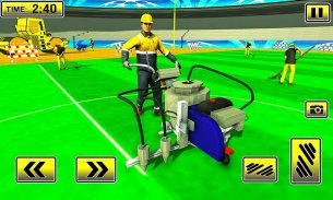 Football Stadium Builder: New 3D Construction Game screenshot 6