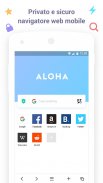 Aloha Browser Lite - Browser privato e VPN gratis screenshot 8
