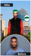 Arab Man Photo Editor : Suit, Hair, Moustache screenshot 1