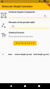 Molecular Weight Calculator screenshot 3