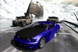 الثلوج سباق السيارات screenshot 1