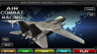 Racing de Combate Aéreo screenshot 0