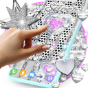 Silver live wallpaper