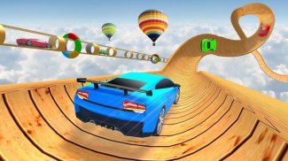 Mega Stunt Ramp Car Racing 3D screenshot 1