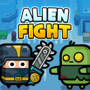 Alien Fight: Police vs Zombie