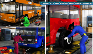 Smart Bus Wash Service: Gas Station Parking Games screenshot 12