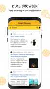 Dual split screen: browser with multiple screen screenshot 2
