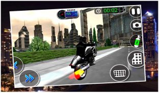 conductor de moto de policía screenshot 1