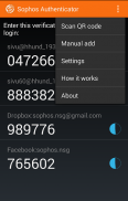 Sophos Authenticator screenshot 1