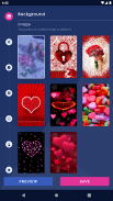 3D Hearts Love Live Wallpaper screenshot 4